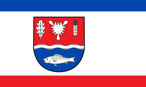flag of Plön District DEF0A