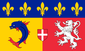 flag of Rhône-Alpes FRK2