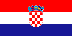 vlajka Chorvátsko HR