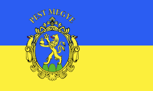 vlajka Peštianska župa HU12