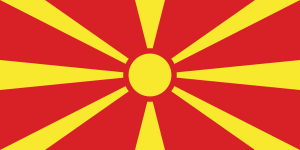 vlajka Severné Macedónsko MK00