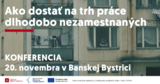 ikona Konferencia: Ako dostať na trh práce dlhodobo nezamestnaných