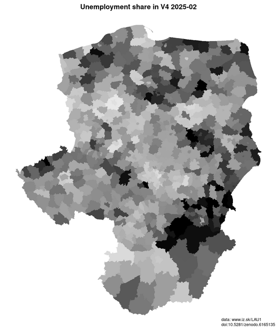 unemployment in V4 akt/unemployment-share-v4