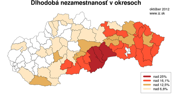 mapa dlhodobej nezamestnanosti dlhodoba-nezamestnanost-sr