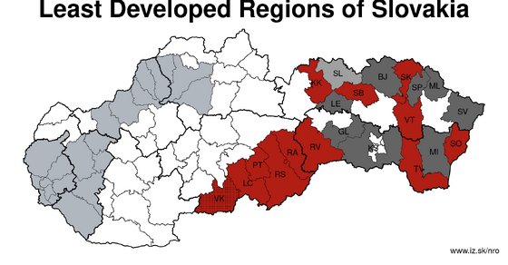 least developed regions of Slovakia least-developed-regions-slovakia-iz