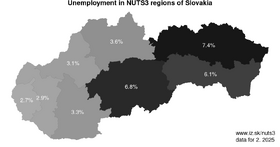 NUTS3 regions of Slovakia akt/nuts3-slovakia