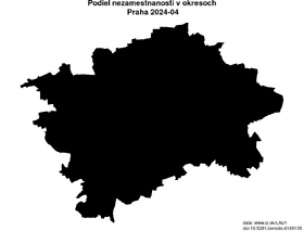 nezamestnanosť v okresoch Praha akt/podiel-nezamestnanosti-CZ01-lau