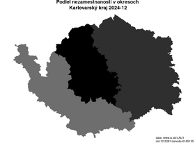 nezamestnanosť v okresoch Karlovarský kraj akt/podiel-nezamestnanosti-CZ041-lau