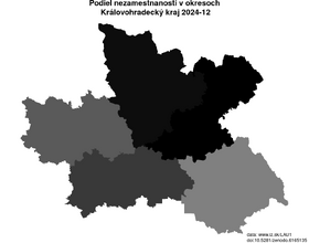 nezamestnanosť v okresoch Královohradecký kraj akt/podiel-nezamestnanosti-CZ052-lau