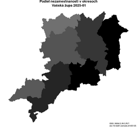 nezamestnanosť v okresoch Vašská župa akt/podiel-nezamestnanosti-HU222-lau