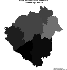 nezamestnanosť v okresoch Zalianska župa akt/podiel-nezamestnanosti-HU223-lau