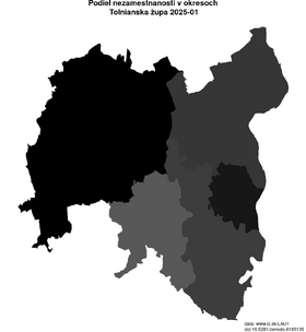 nezamestnanosť v okresoch Tolnianska župa akt/podiel-nezamestnanosti-HU233-lau