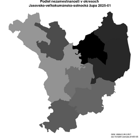 nezamestnanosť v okresoch Jasovsko-veľkokumánsko-solnocká župa akt/podiel-nezamestnanosti-HU322-lau