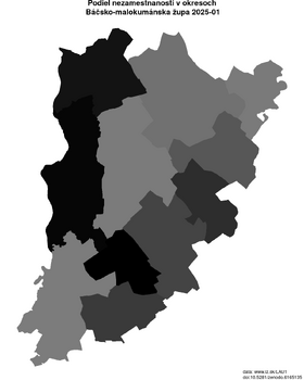 nezamestnanosť v okresoch Báčsko-malokumánska župa akt/podiel-nezamestnanosti-HU331-lau