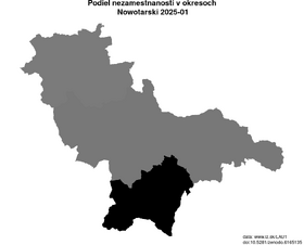 nezamestnanosť v okresoch Nowotarski akt/podiel-nezamestnanosti-PL219-lau