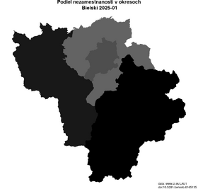 nezamestnanosť v okresoch Bielski akt/podiel-nezamestnanosti-PL225-lau