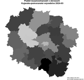 nezamestnanosť v okresoch Kujavsko-pomoranské vojvodstvo akt/podiel-nezamestnanosti-PL61-lau