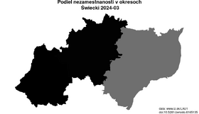 nezamestnanosť v okresoch Świecki akt/podiel-nezamestnanosti-PL618-lau