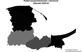 nezamestnanosť v okresoch Gdanski akt/podiel-nezamestnanosti-PL634-lau