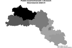 nezamestnanosť v okresoch Skierniewicki akt/podiel-nezamestnanosti-PL715-lau