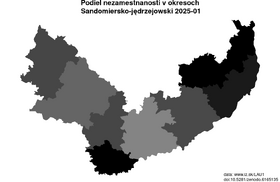 nezamestnanosť v okresoch Sandomiersko-jędrzejowski akt/podiel-nezamestnanosti-PL722-lau