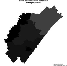 nezamestnanosť v okresoch Przemyski akt/podiel-nezamestnanosti-PL822-lau