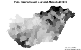 nezamestnanosť v okresoch Maďarska akt/podiel-nezamestnanosti-madarsko-jaras-okresy-lau