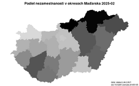 nezamestnanosť v okresoch Maďarsko akt/podiel-nezamestnanosti-madarsko-jaras-okresy-lau