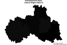 unemployment in Liberec Region akt/unemployment-share-CZ051-lau