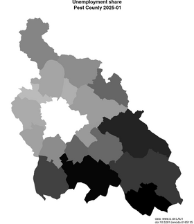 unemployment in Pest County akt/unemployment-share-HU12-lau