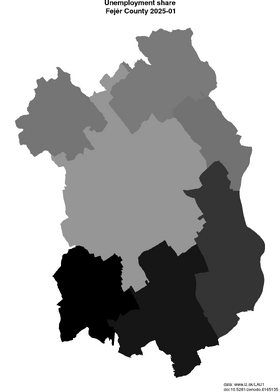 unemployment in Fejér County akt/unemployment-share-HU211-lau