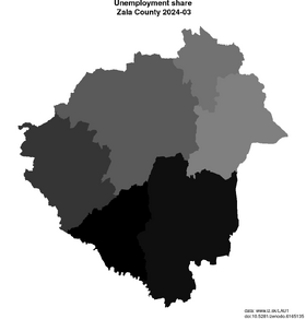 unemployment in Zala County akt/unemployment-share-HU223-lau
