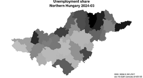 unemployment in Northern Hungary akt/unemployment-share-HU31-lau