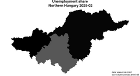 unemployment in Northern Hungary akt/unemployment-share-HU31-lau