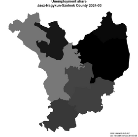 unemployment in Jász-Nagykun-Szolnok County akt/unemployment-share-HU322-lau