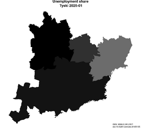 unemployment in Tyski akt/unemployment-share-PL22C-lau