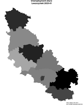 unemployment in Leszczyński akt/unemployment-share-PL417-lau