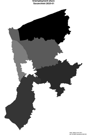 unemployment in Szczeciński akt/unemployment-share-PL428-lau