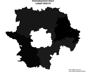 unemployment in Łódzki akt/unemployment-share-PL712-lau