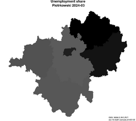 unemployment in Piotrkowski akt/unemployment-share-PL713-lau