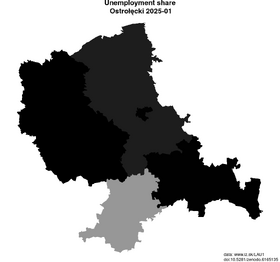 unemployment in Ostrołęcki akt/unemployment-share-PL924-lau