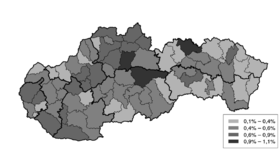 of unemployed in education in year 2015 iz-podiel-skolenia-okresy-2015