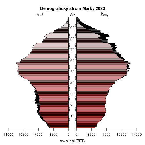 demograficky strom ITI3 Marky demografická pyramída