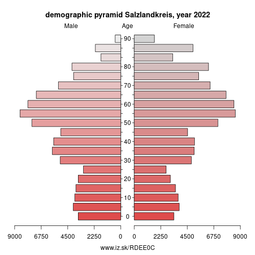 demographic pyramid DEE0C Salzlandkreis