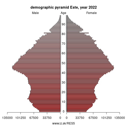 demographic pyramid ES5 Este