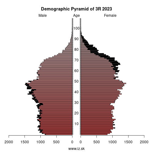 demographic pyramid 3R 2023