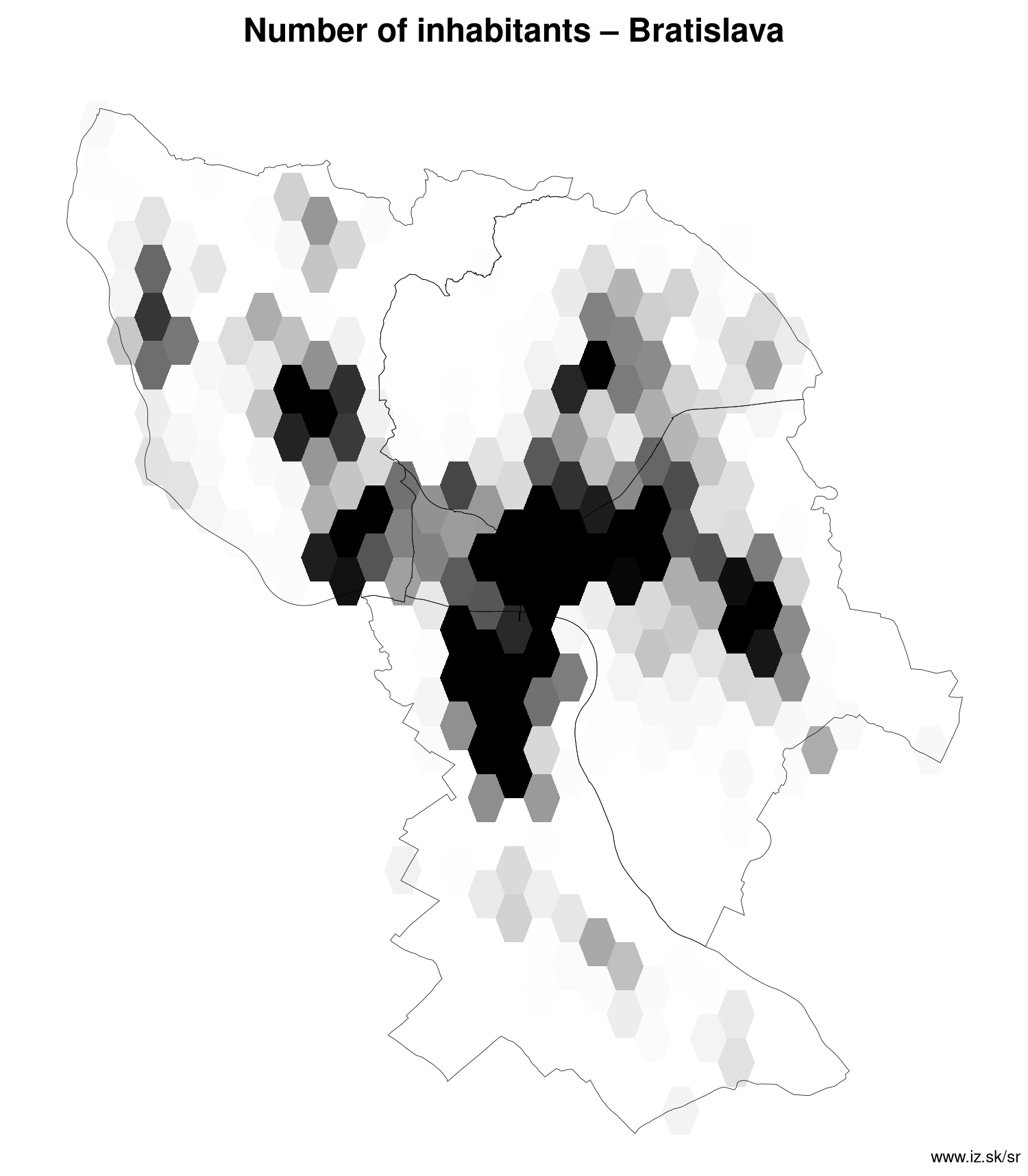 number of inhabitants – Bratislava