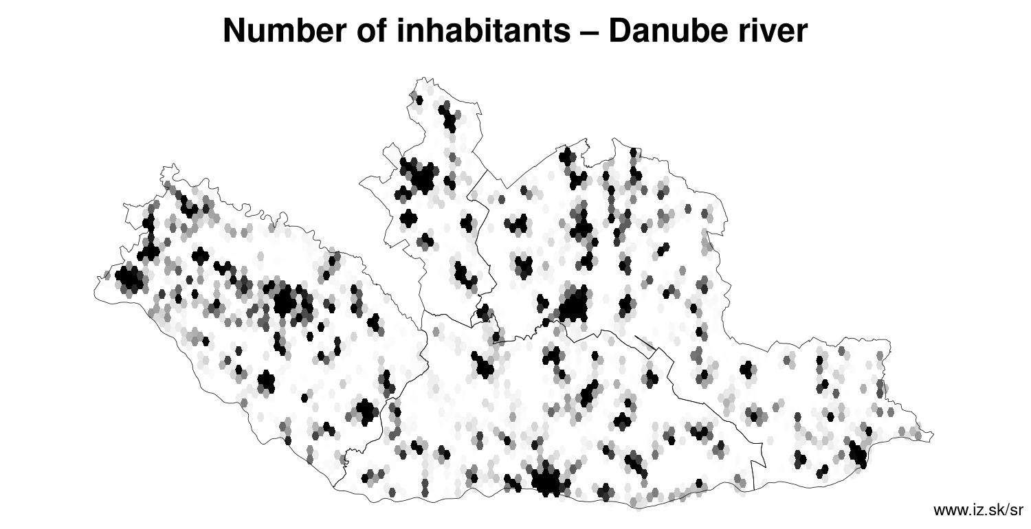 number of inhabitants – Danube river