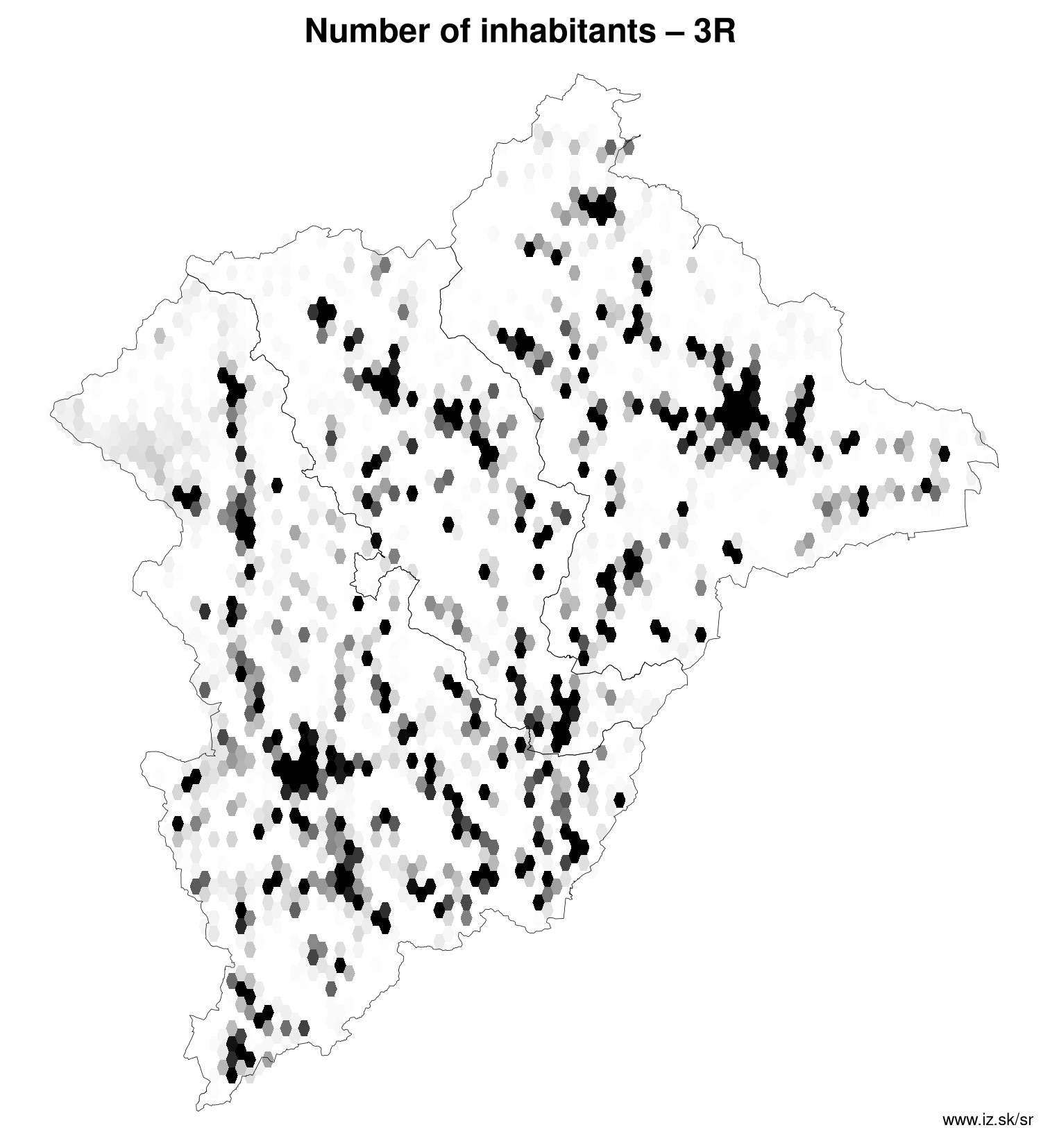 number of inhabitants – 3R