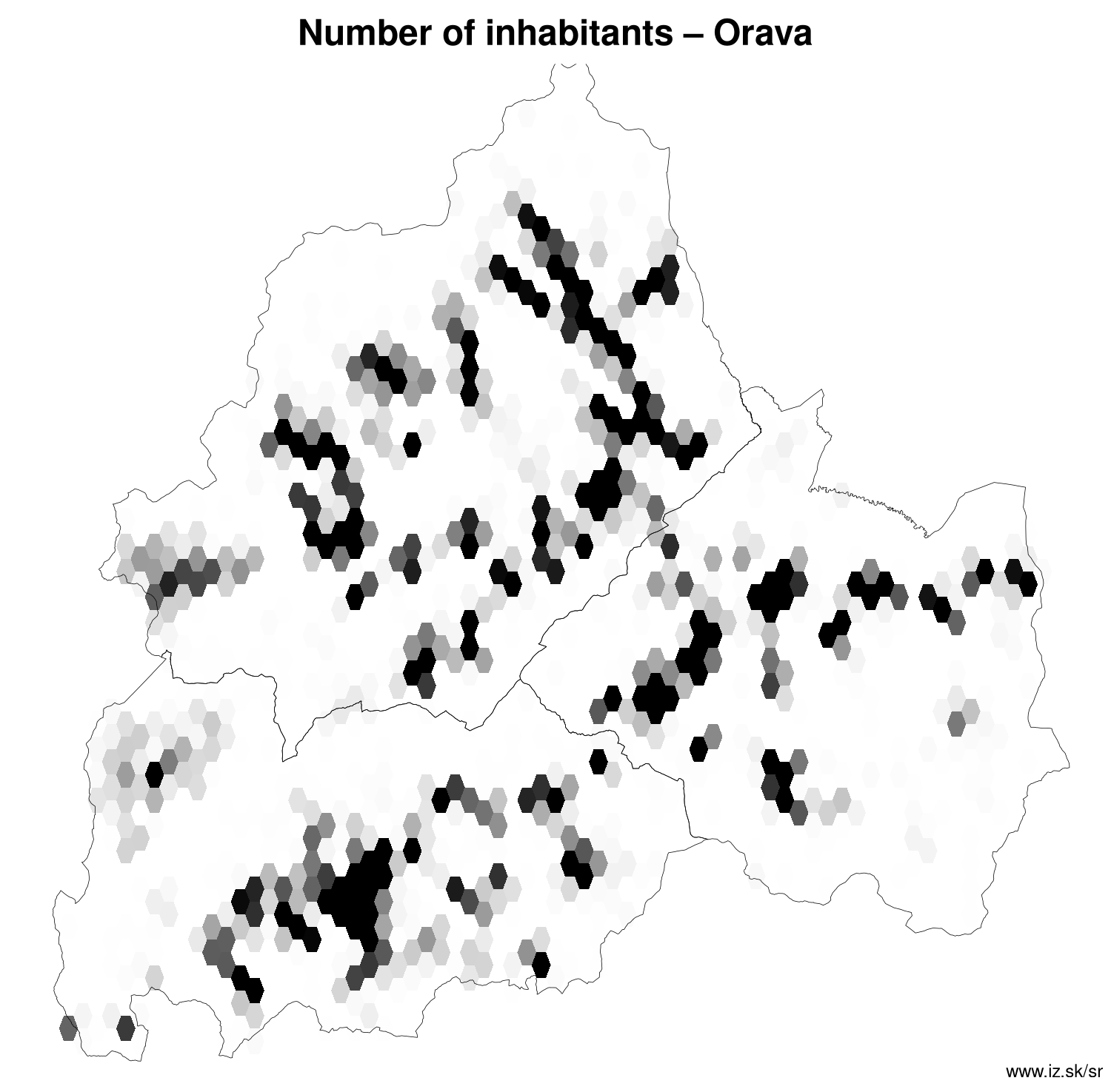 number of inhabitants – Orava